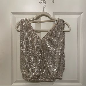 Alterd State shimmer top size small